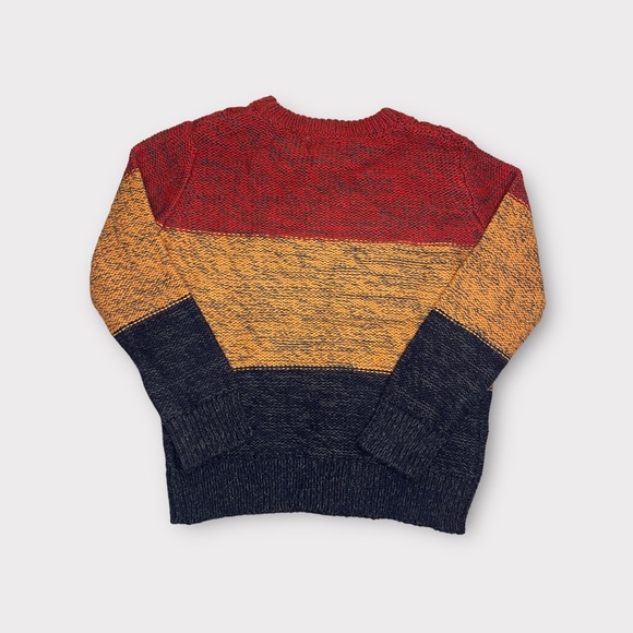 Cat & Jack Cable Knit Color Block Sweater - Picture 3 of 3